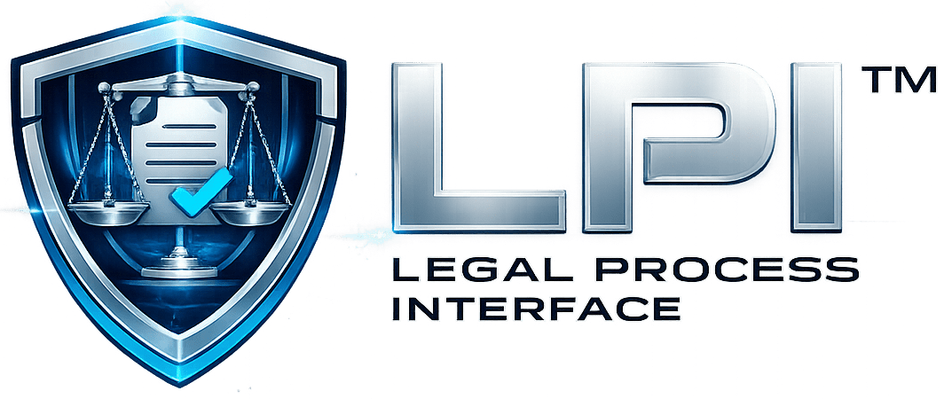 Legal process interface logo